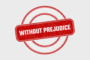 Without prejudice stamp